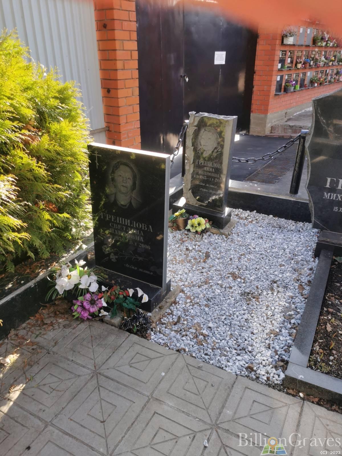 Грешилова Анна Ивановна