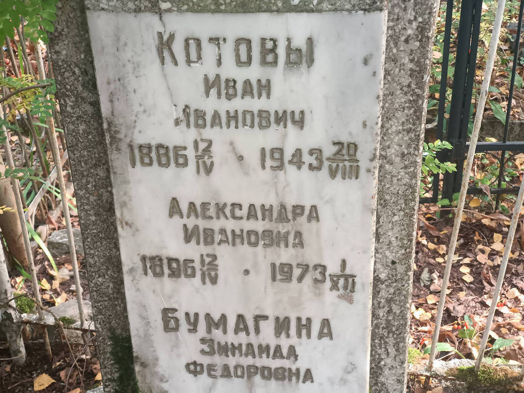 Котова Александра Ивановна