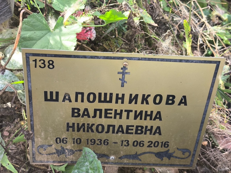 Шапошникова