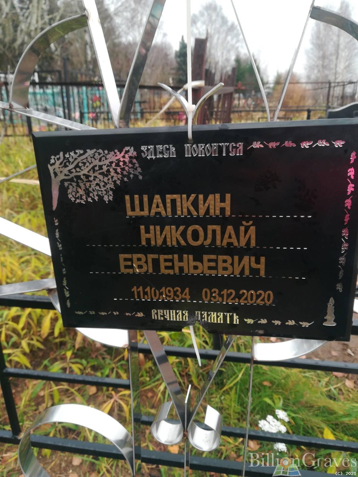 Шапкин Николай Евгеньевич
