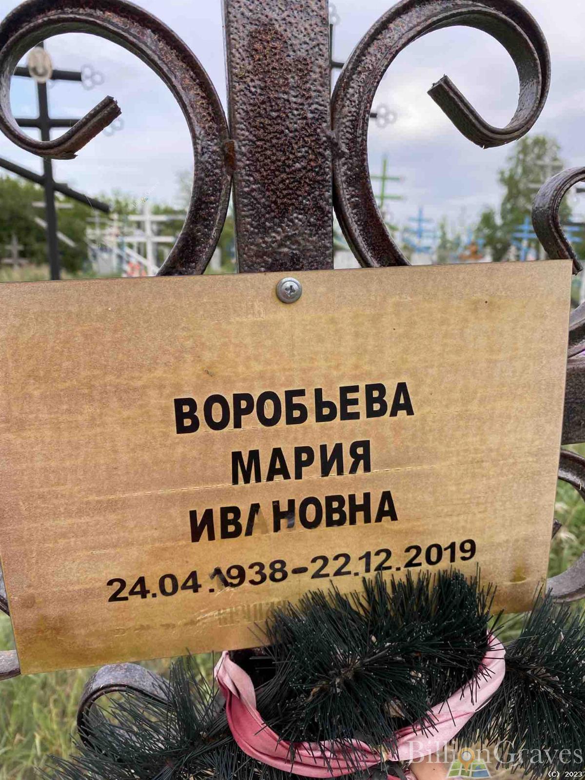 Воробьева Мария Ивановна