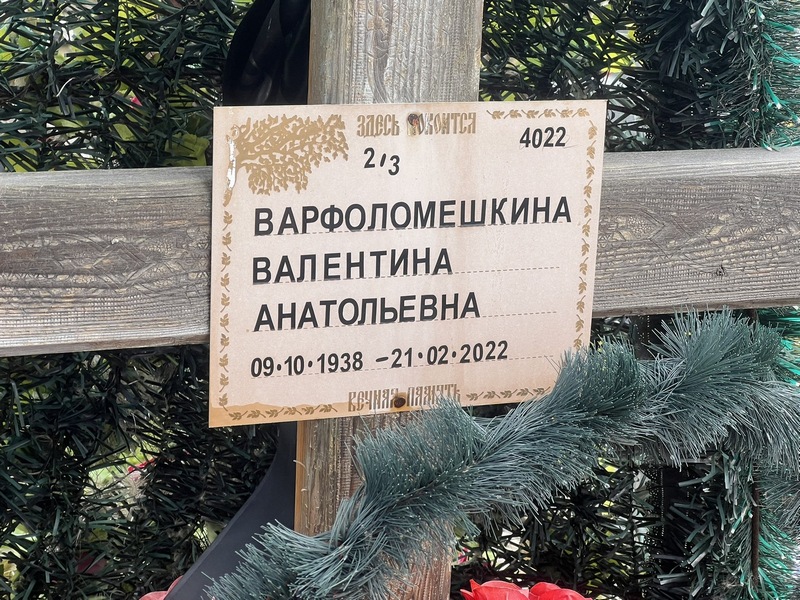 Варфоломешкина