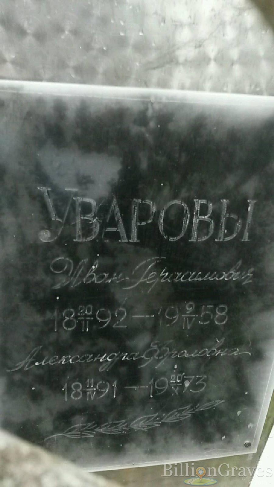 уваров иван герасимович
