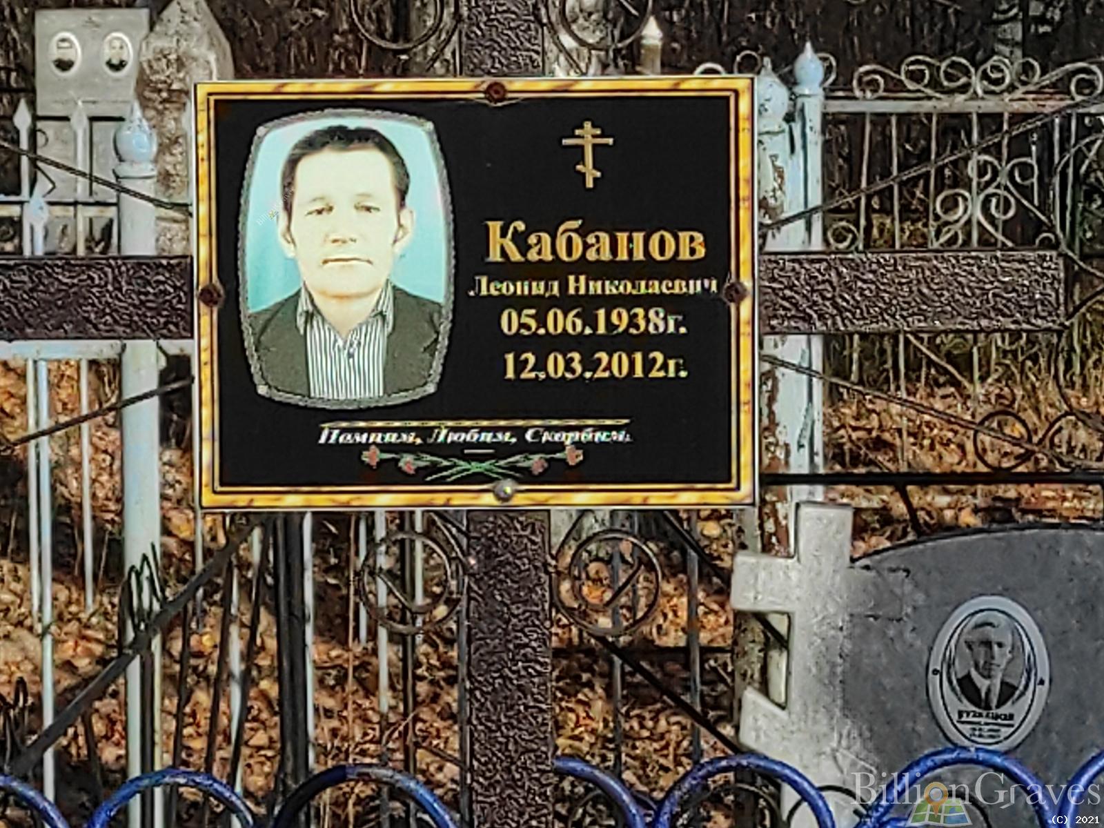 Кабанов Леонид Николаевич