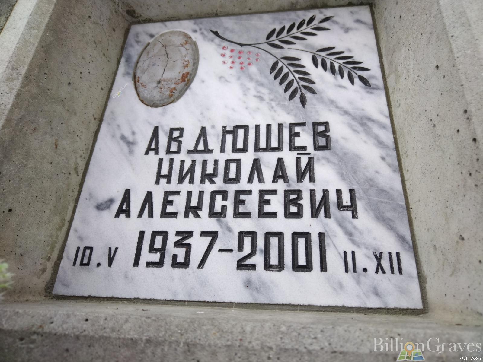 Авдюшев Николай Алексеевич