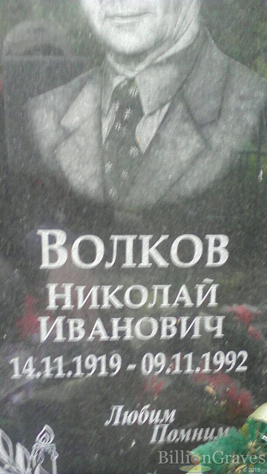 Волков Николай Иванович