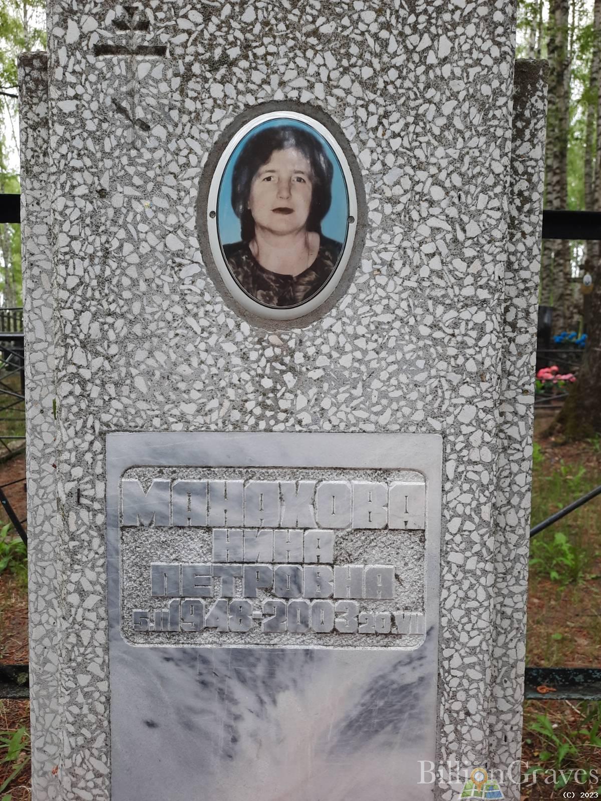 Манахова Нина Петровна
