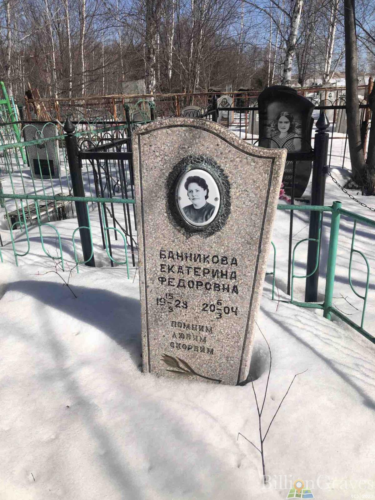 Банникова Екатерина Федоровна