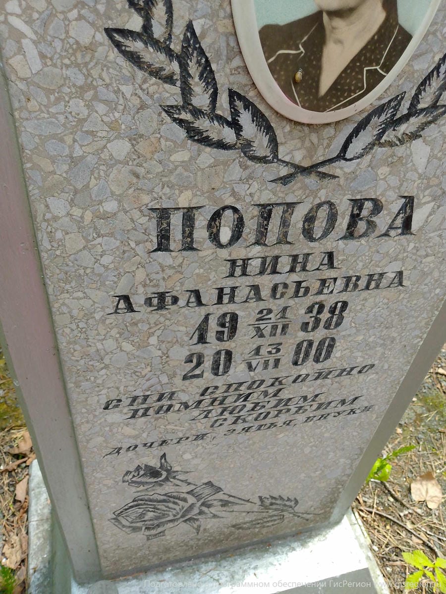 Попова Нина Афанасьевна