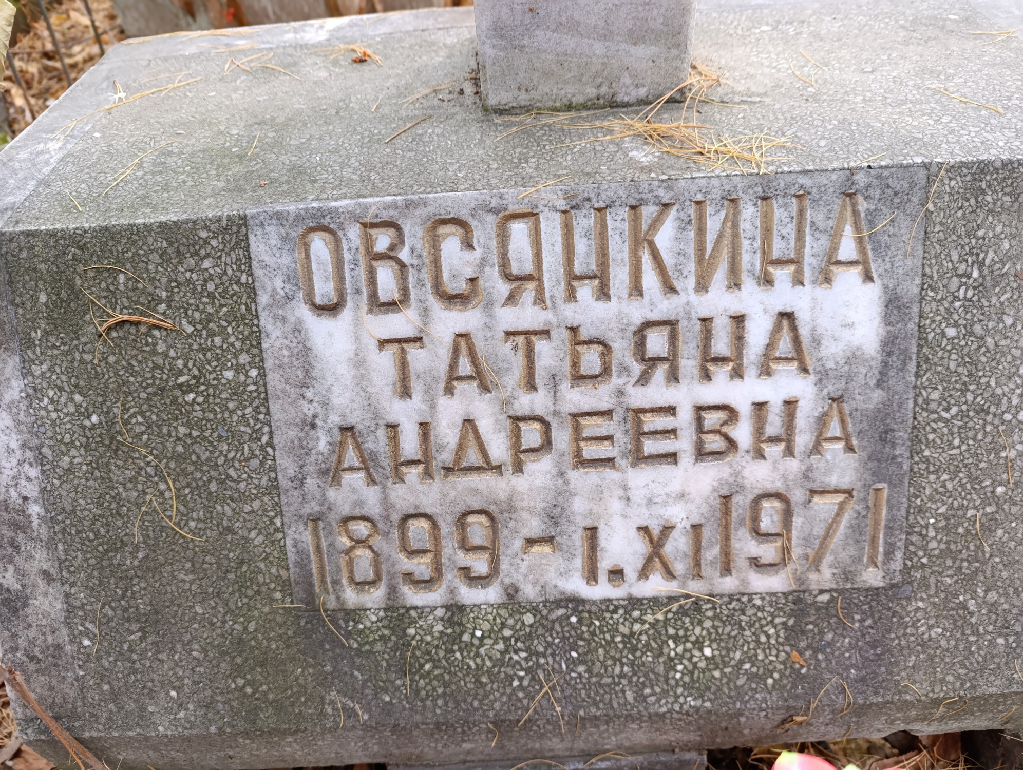 Овсянкина Татьяна Андреевна