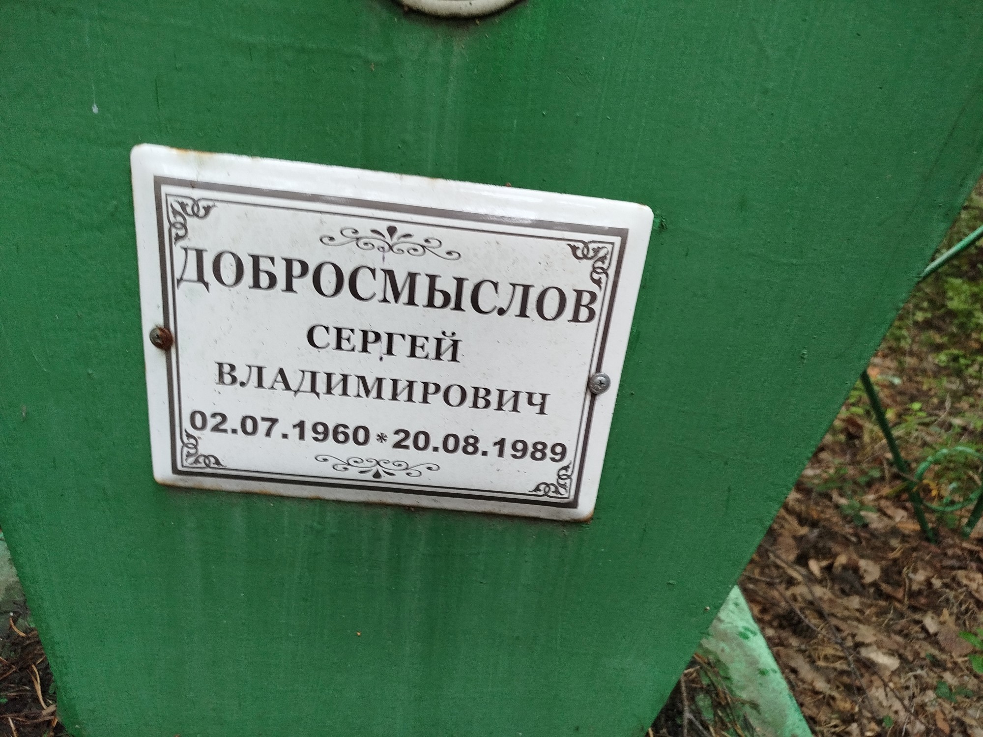 Добросмыслов Сергей Владимирович