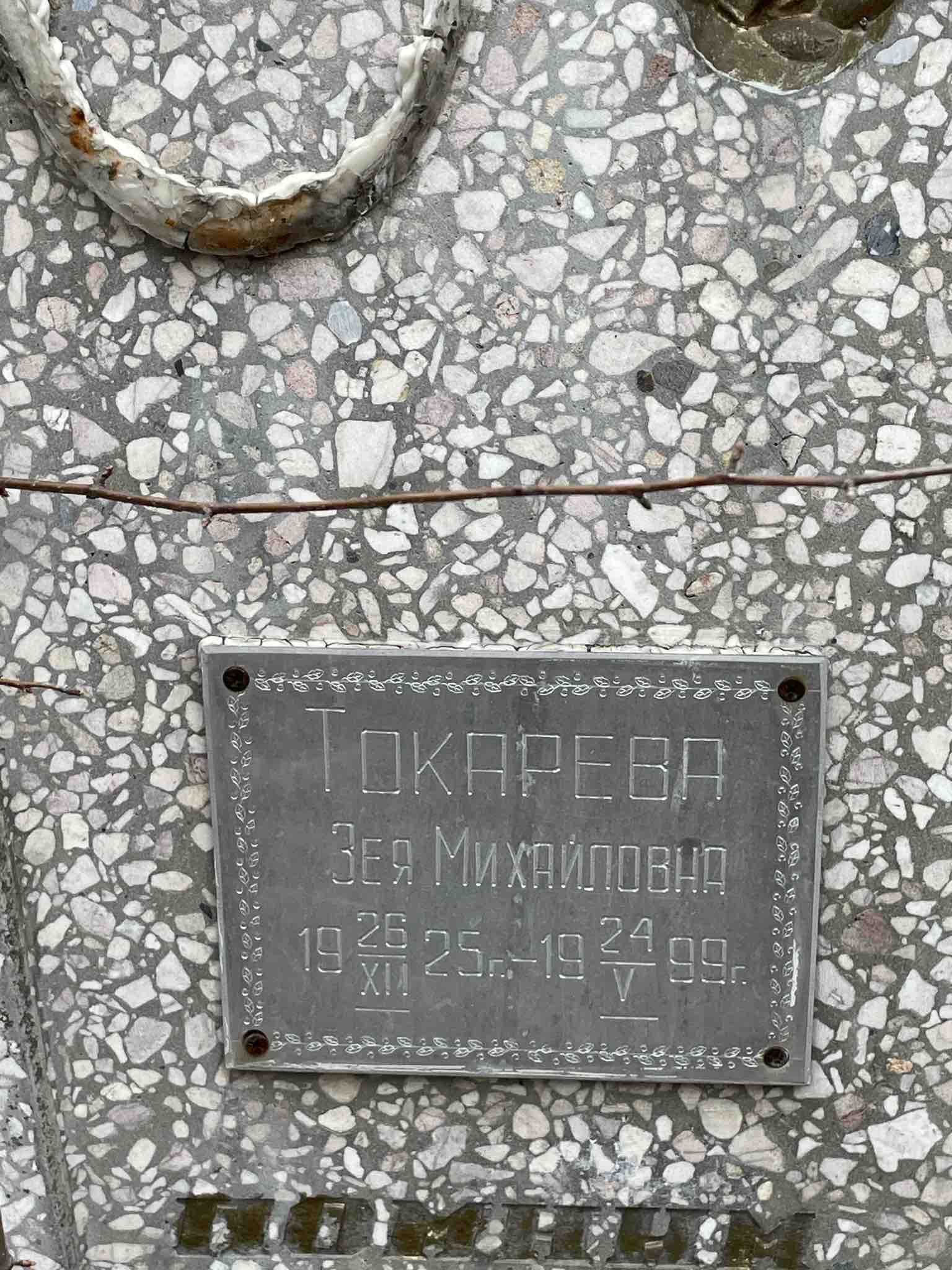 Токарева Зея Михайловна