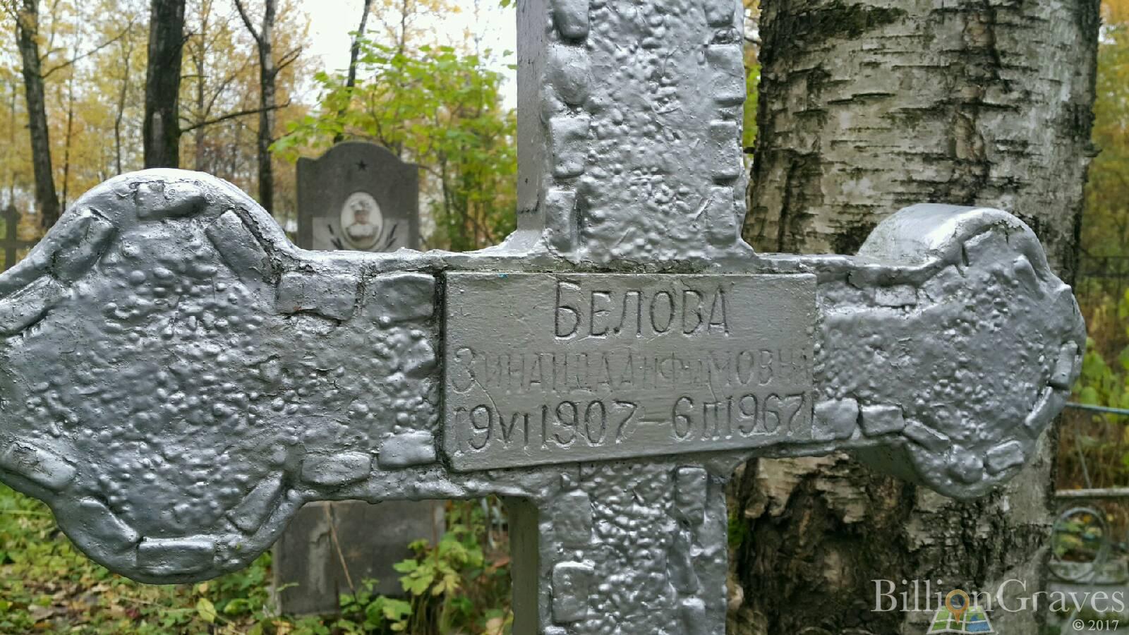Белова Зинаида Анфимовна