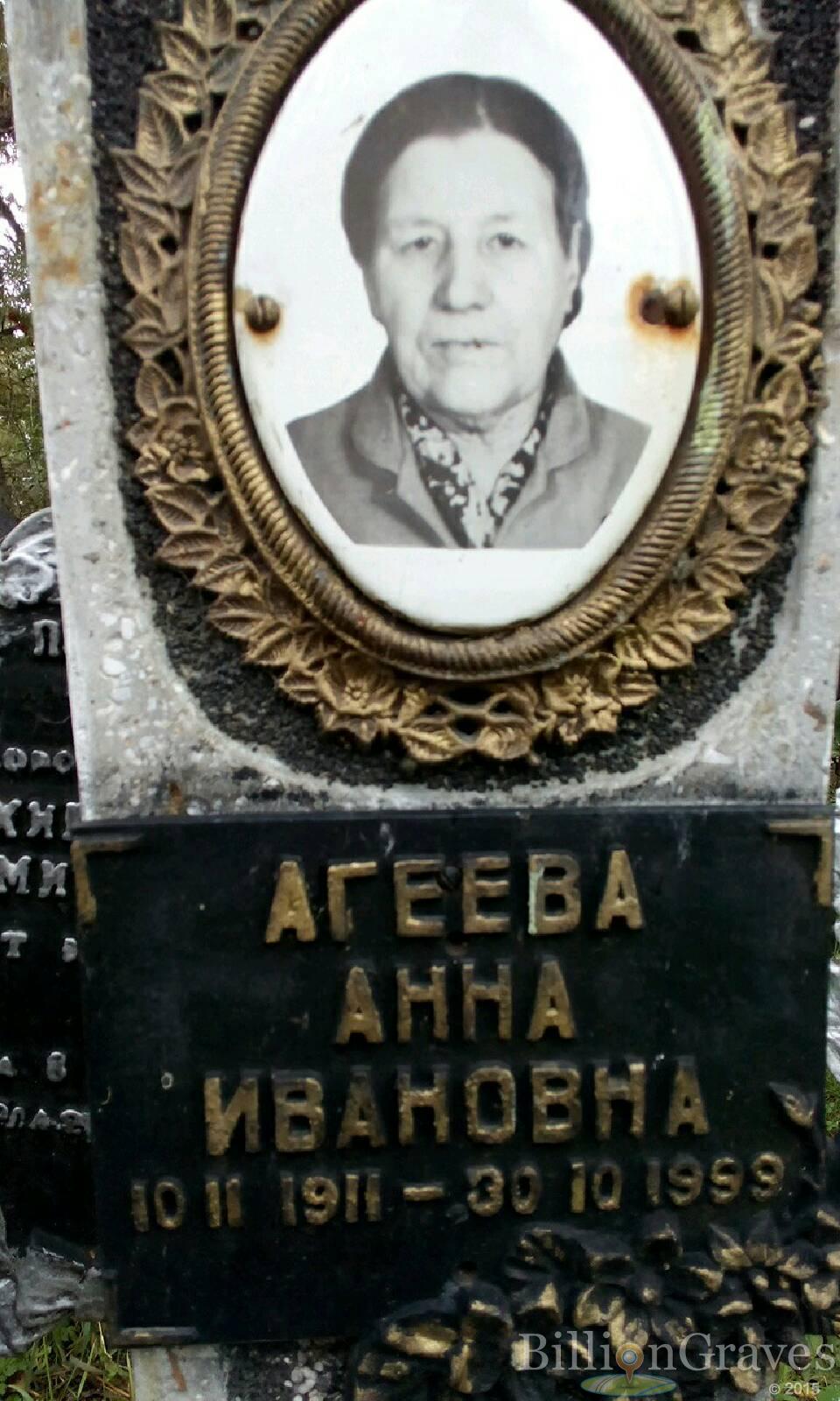 Агеева Анна Ивановна