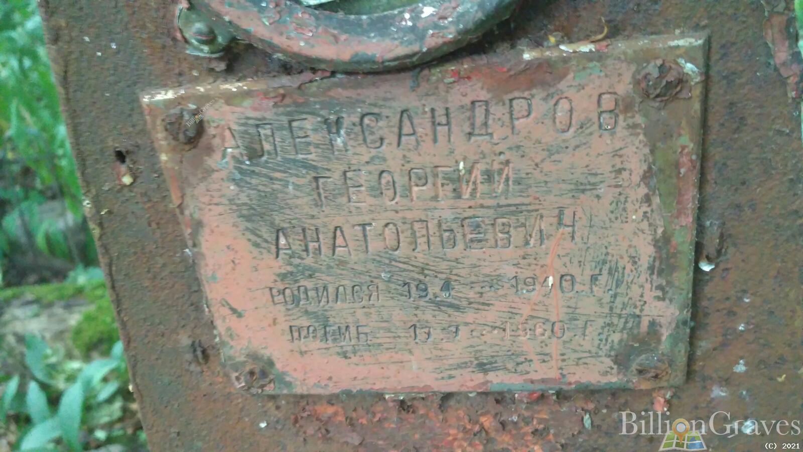 Александров Георгий Анатольевич