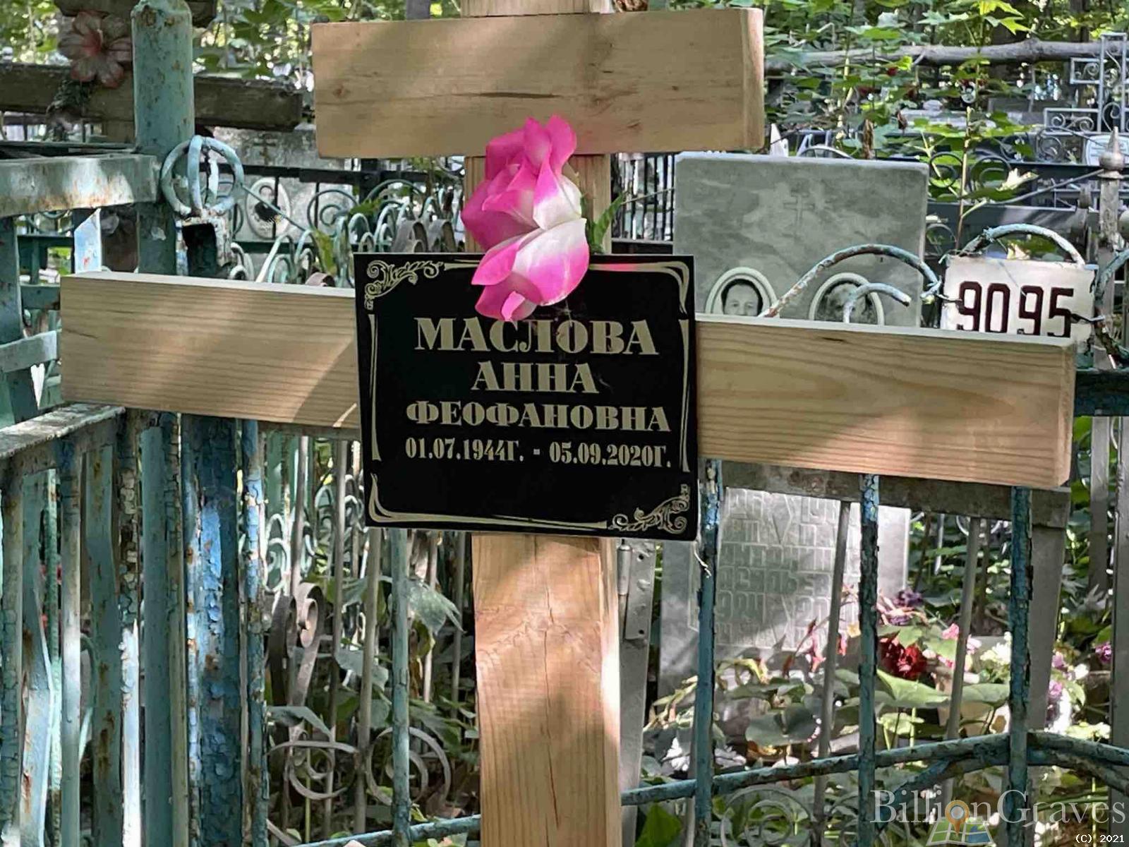 Маслова Анна Феофановна