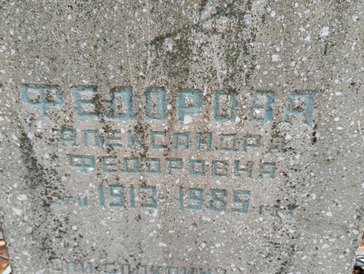Федорова Александра Федоровна