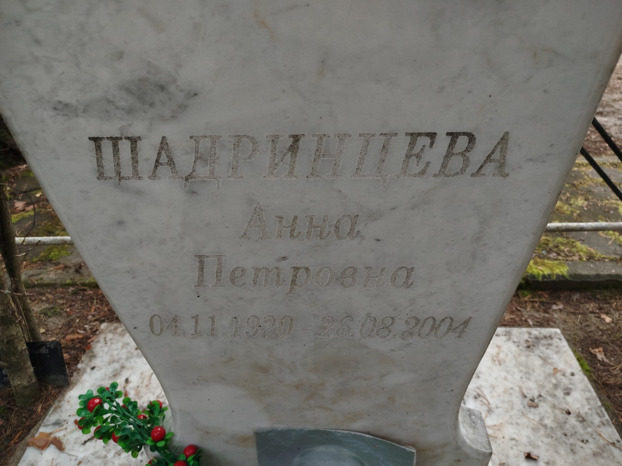 Шадринцева Анна Петровна
