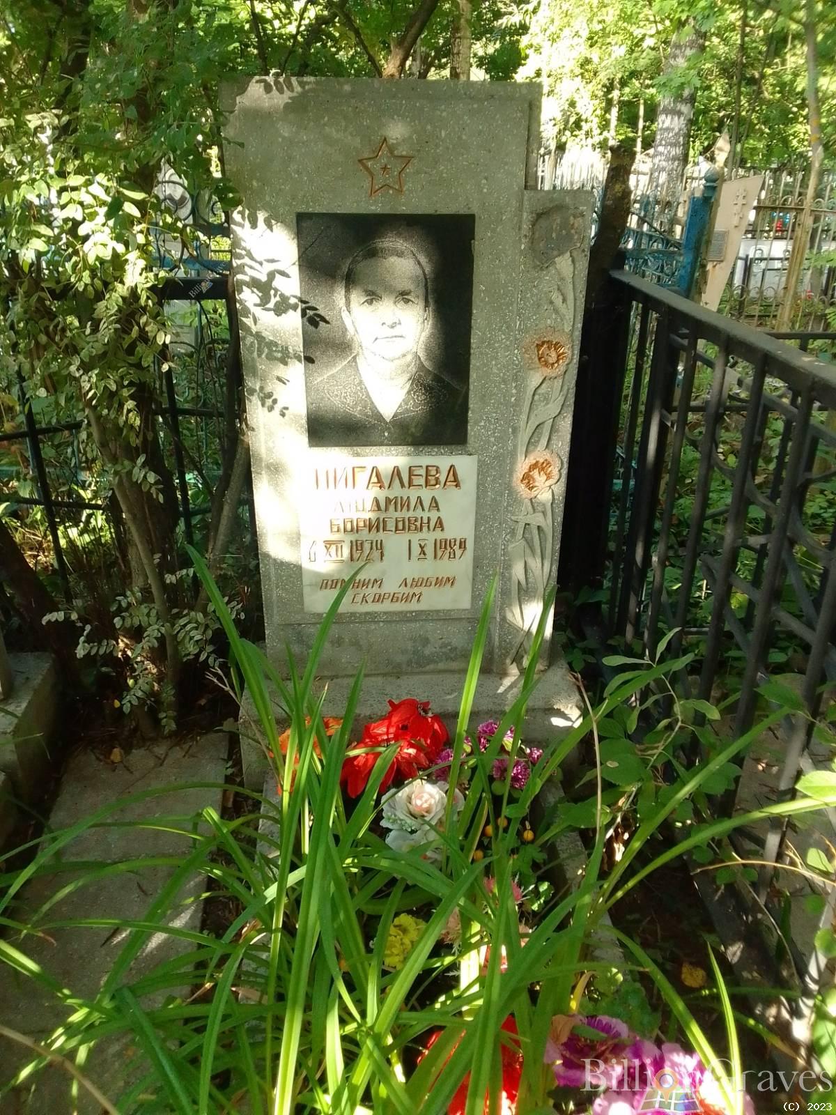 Пигалева Людмила Борисовна
