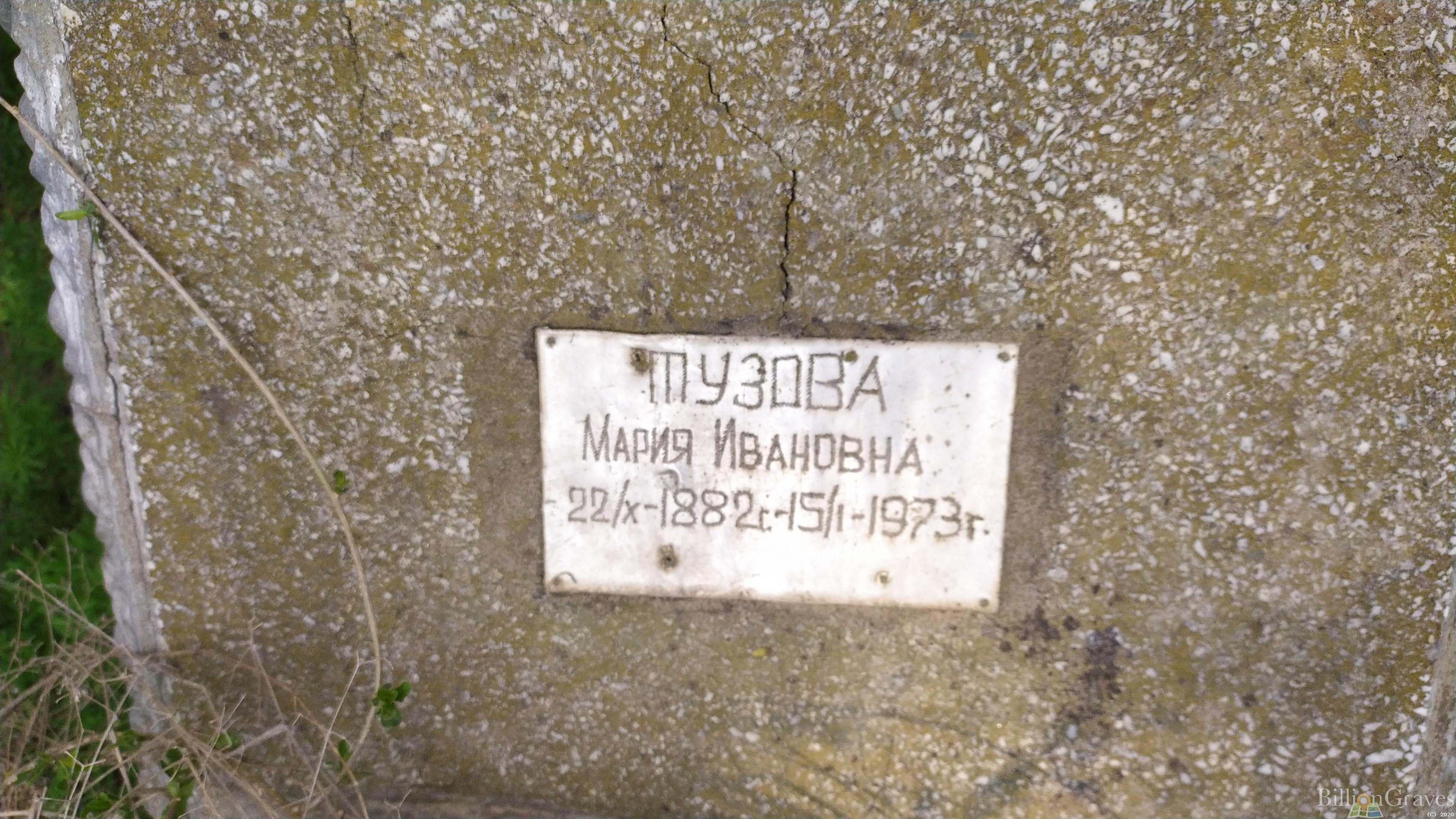 Тузова Мария Ивановна