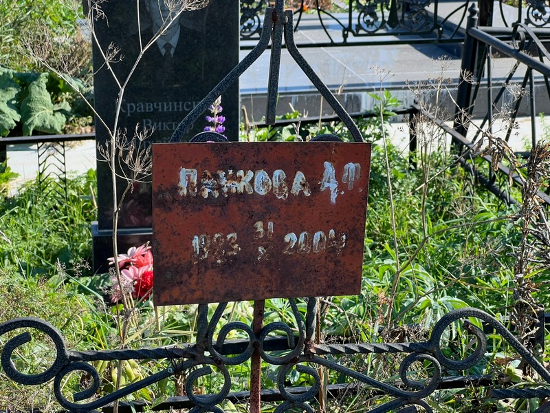 А. Панкова Ф.