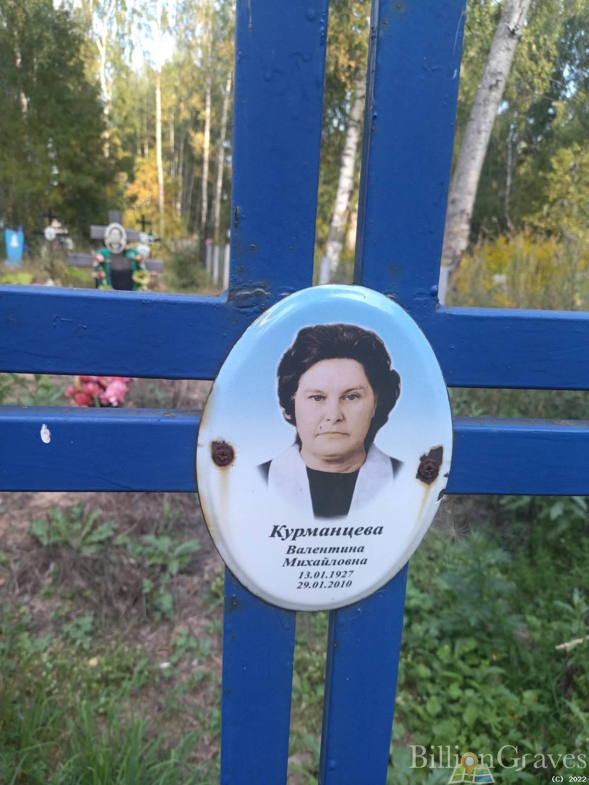 Курманцева Валентина Михайловна