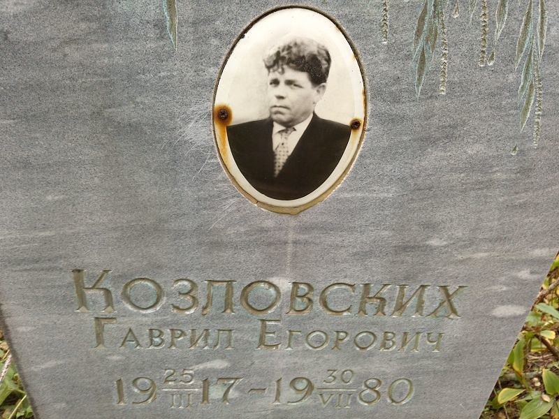 Гаврил Козловских Егорович