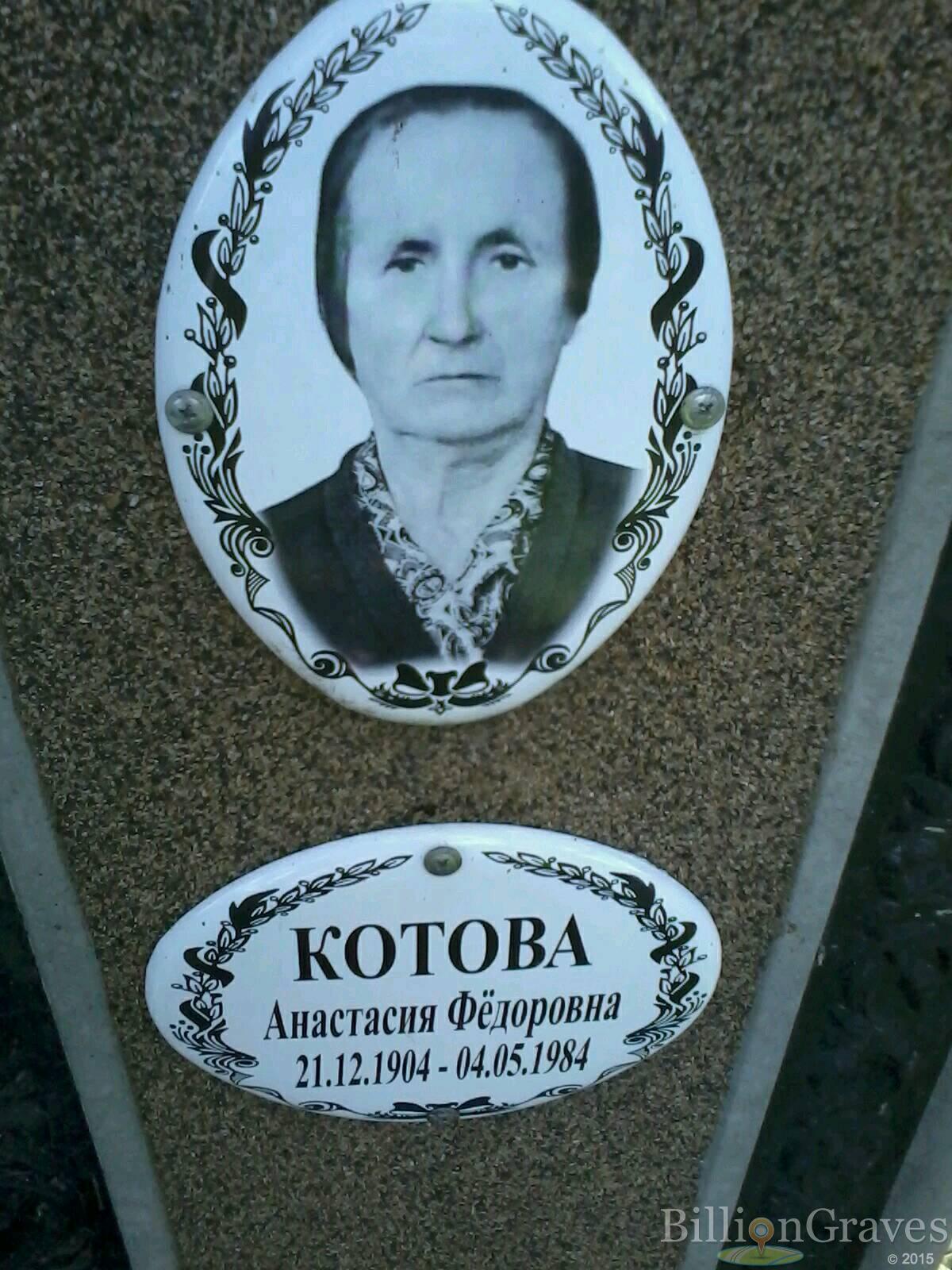 Котова Анастасия Фёдоровна