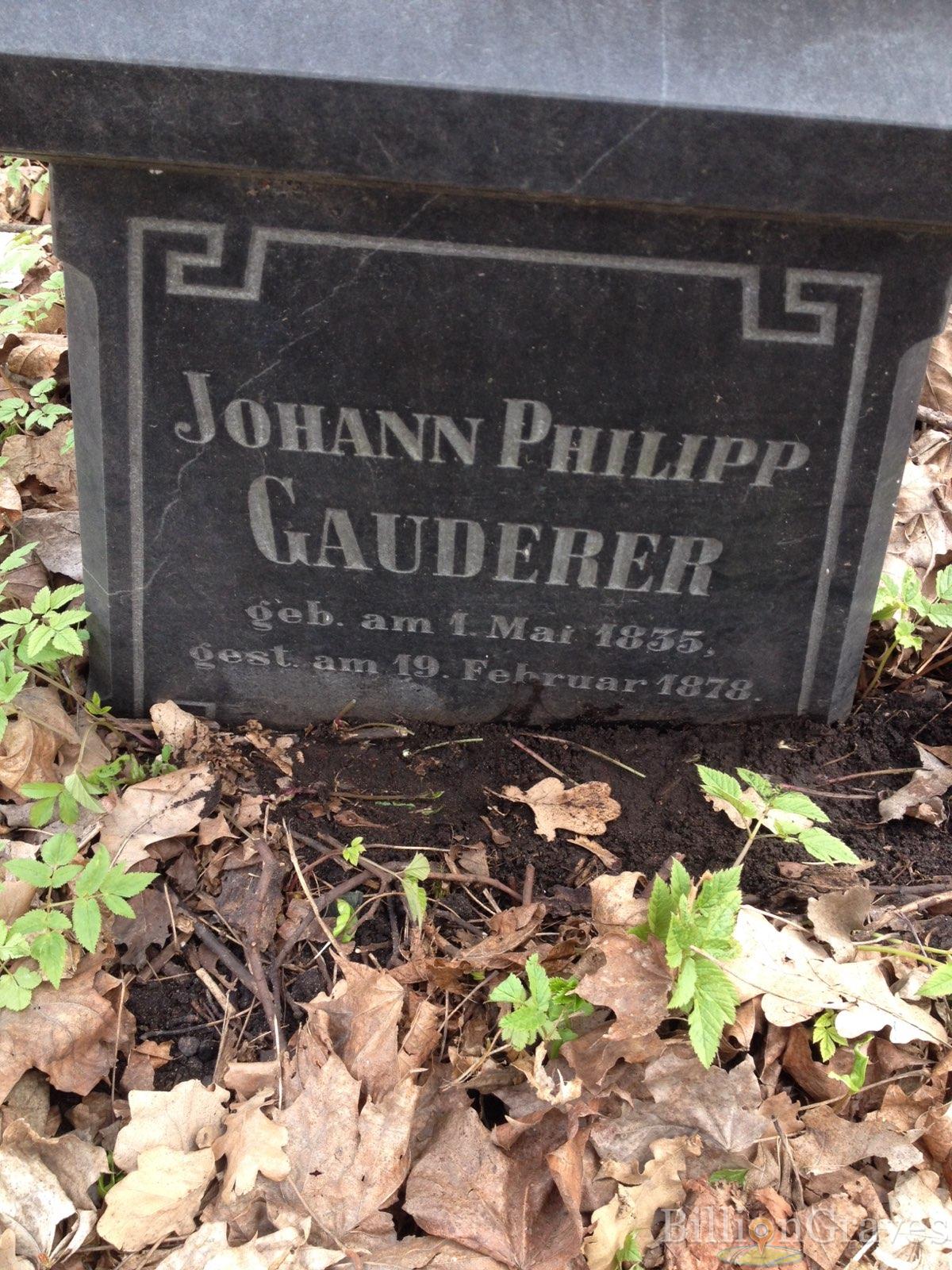 Gauderer Johann Philipp