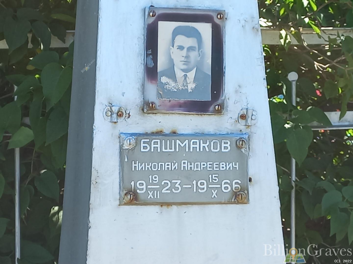 Башмаков Николай Андреевич