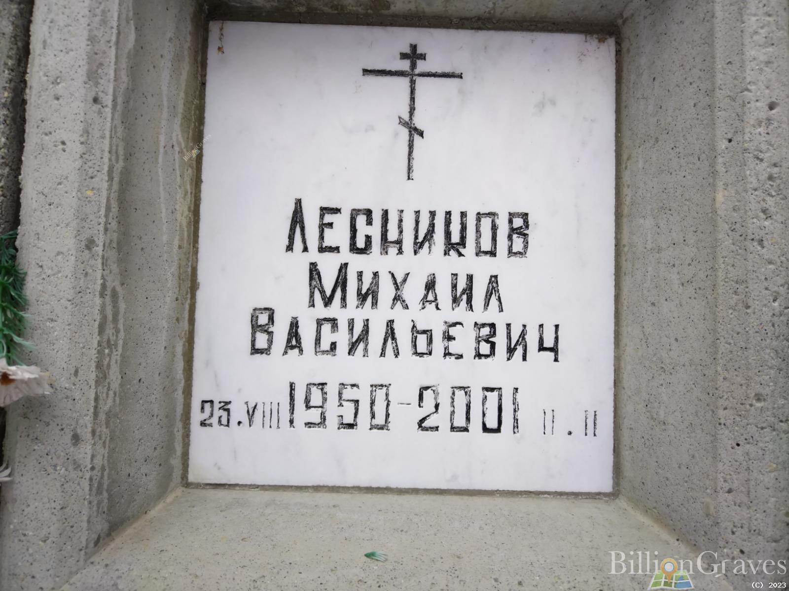 Лесников Михаил Васильевич