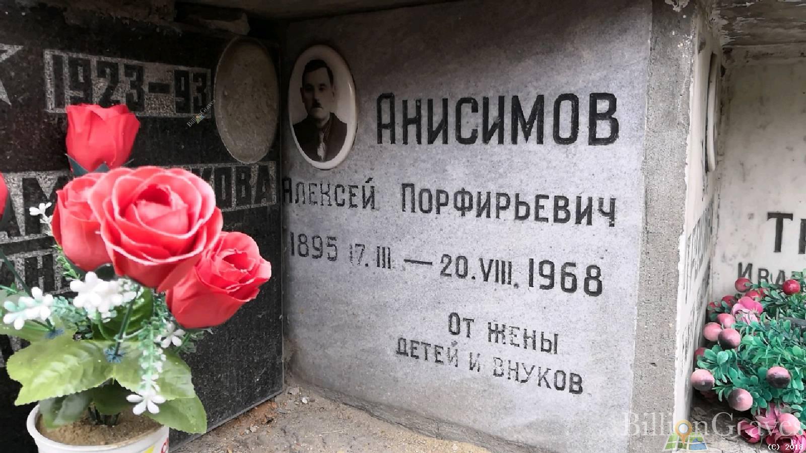 Анисимов Алексей Порфирьевич