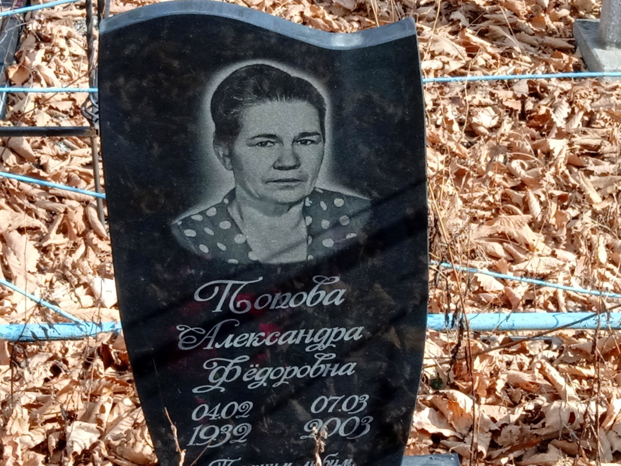 Попова Александра Федоровна