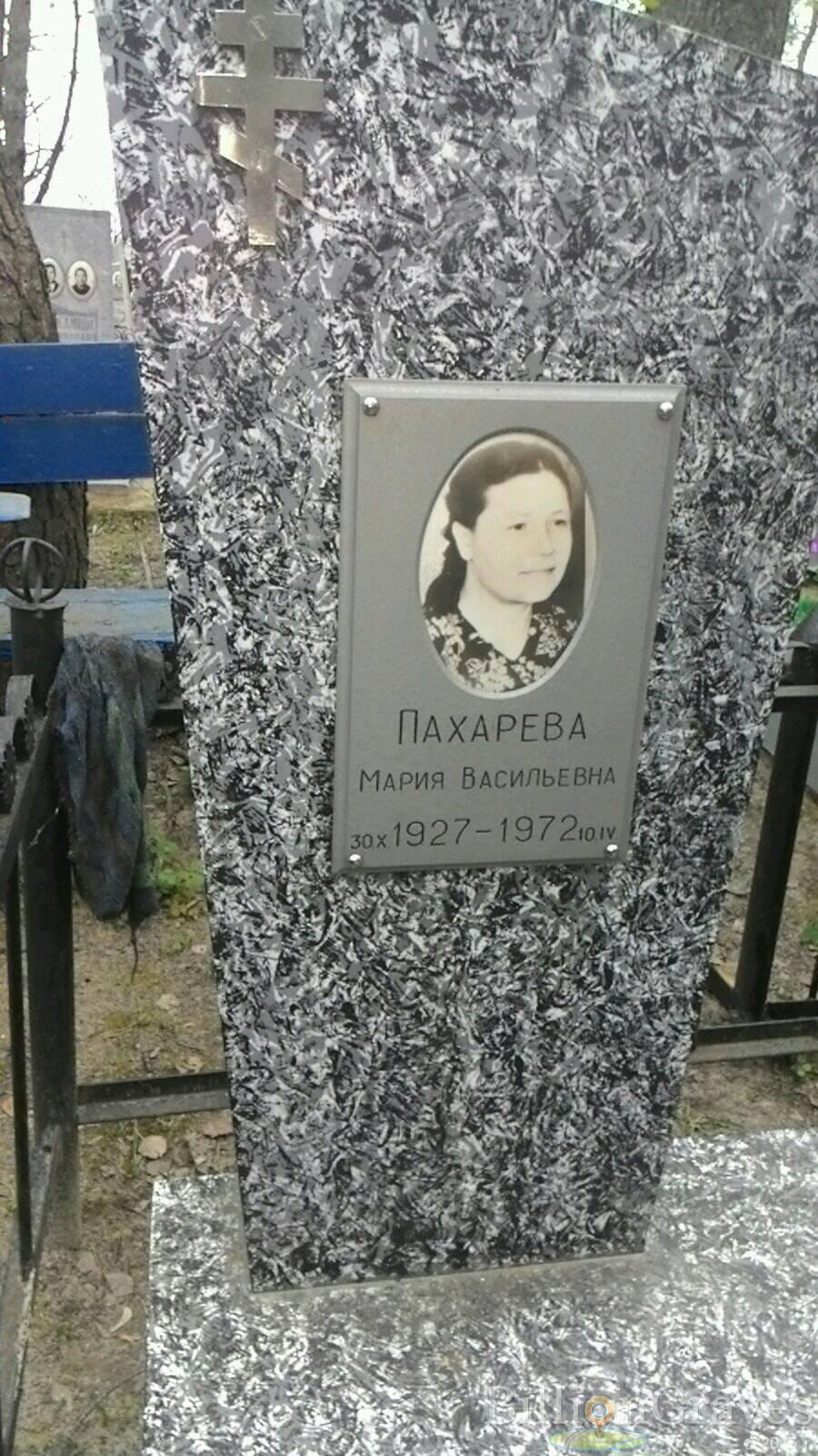 Пахарева Мария Васильевна