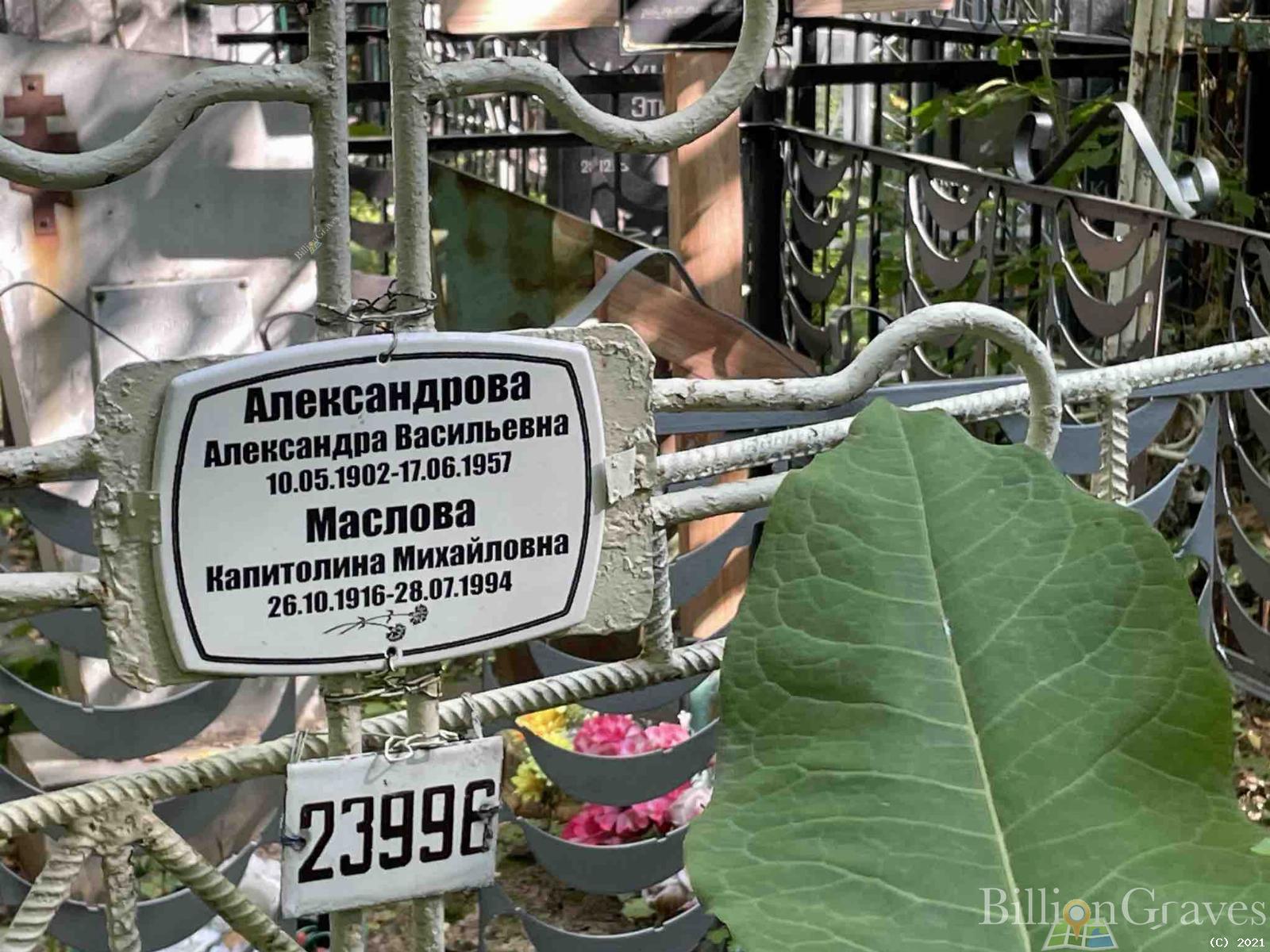 Александрова Александра Васильевна