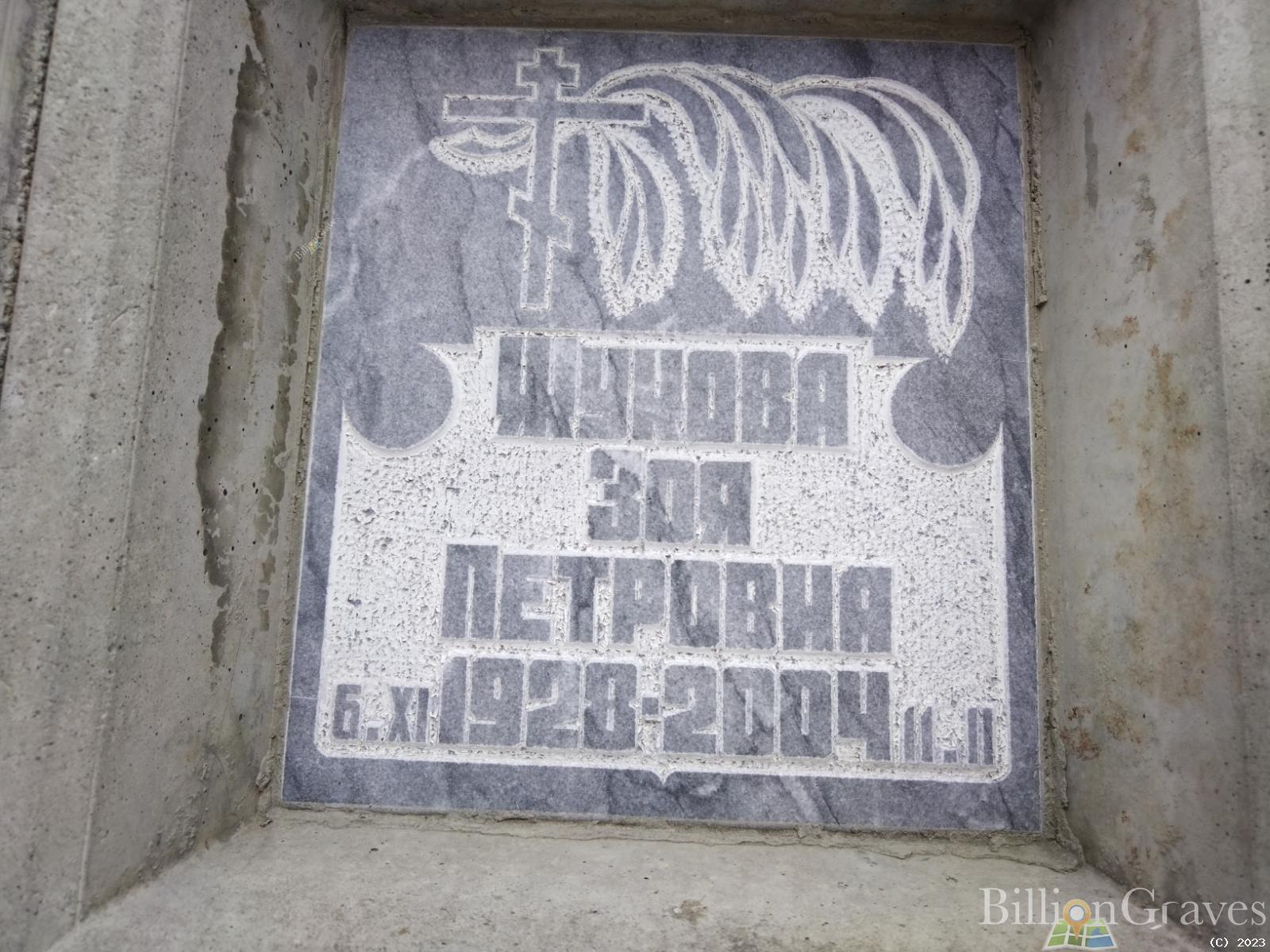Жукова Зоя Петровна