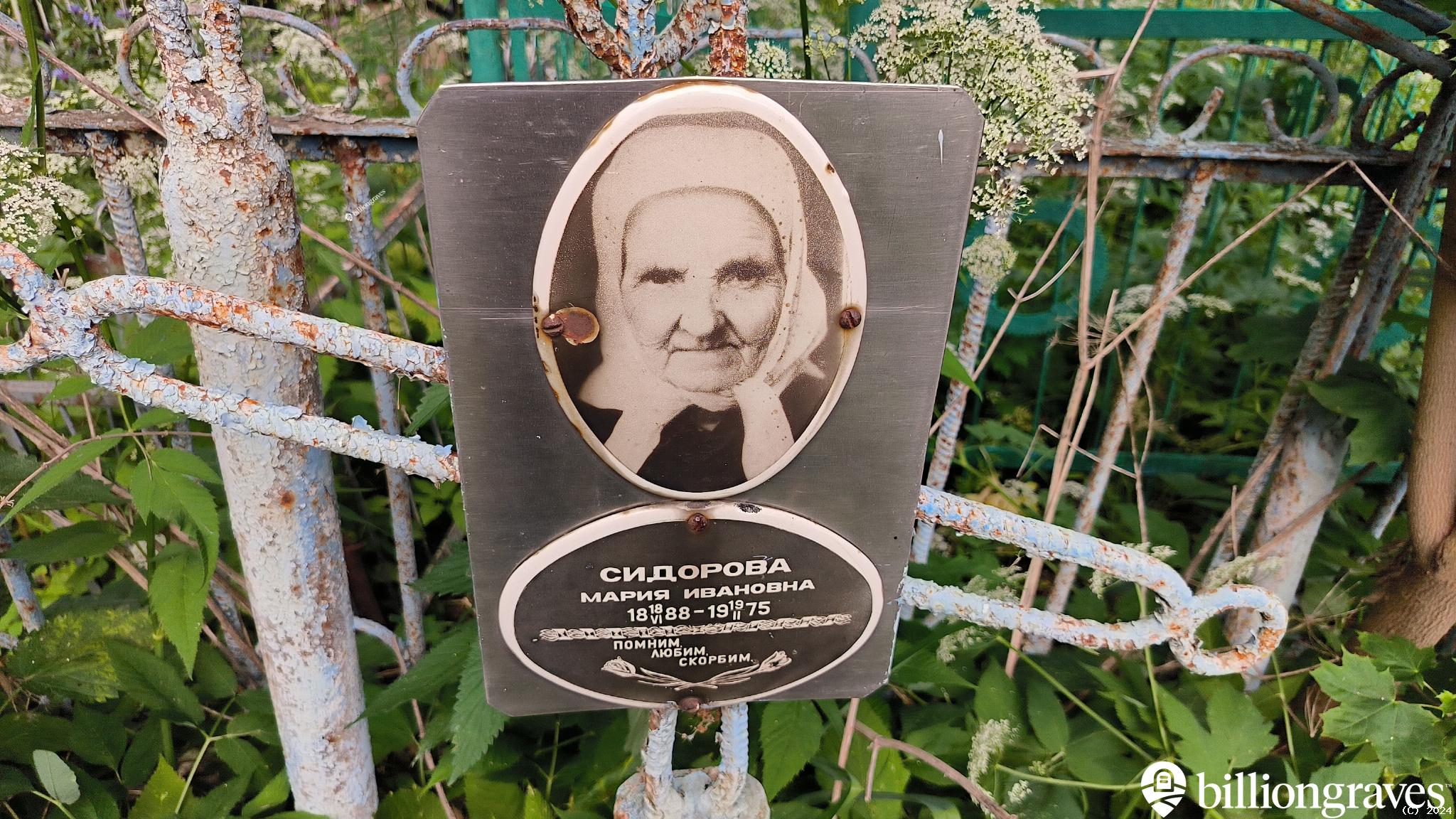 Сидорова Мария Ивановна