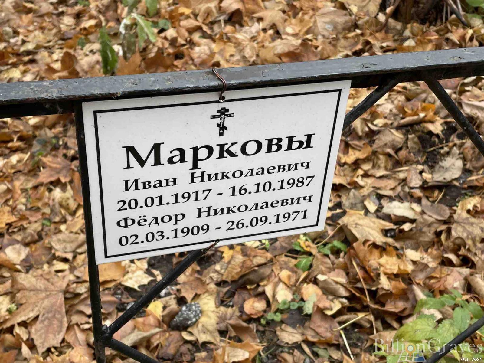 Марков Иван Николаевич