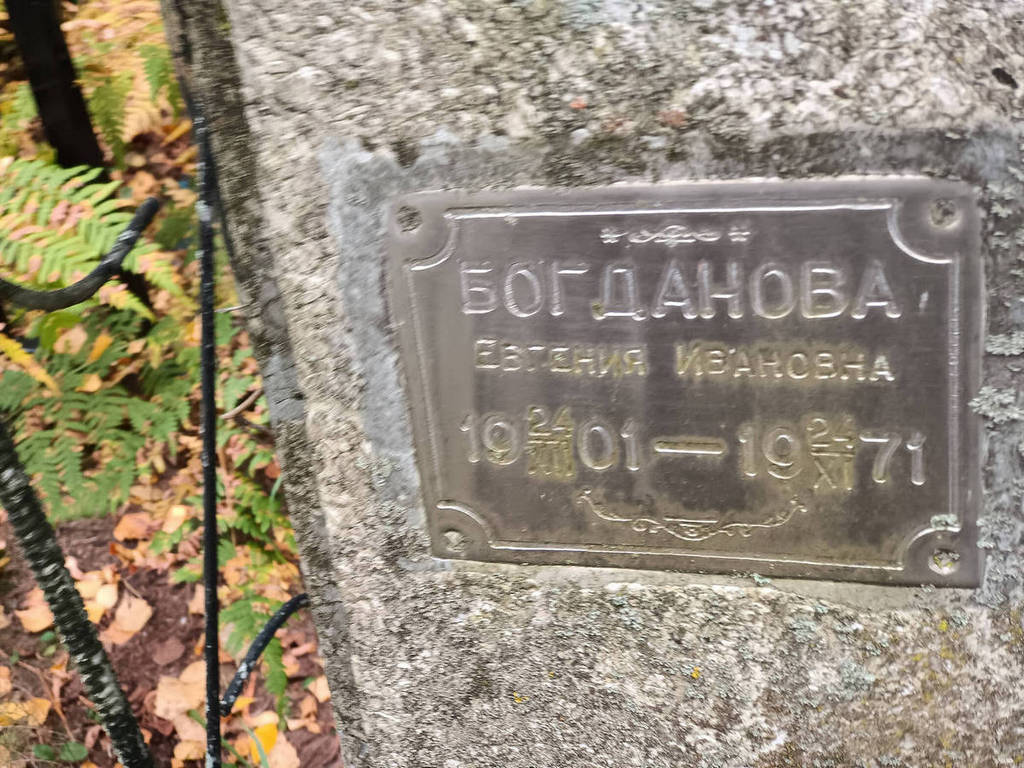 Богданова Евгения Ивановна