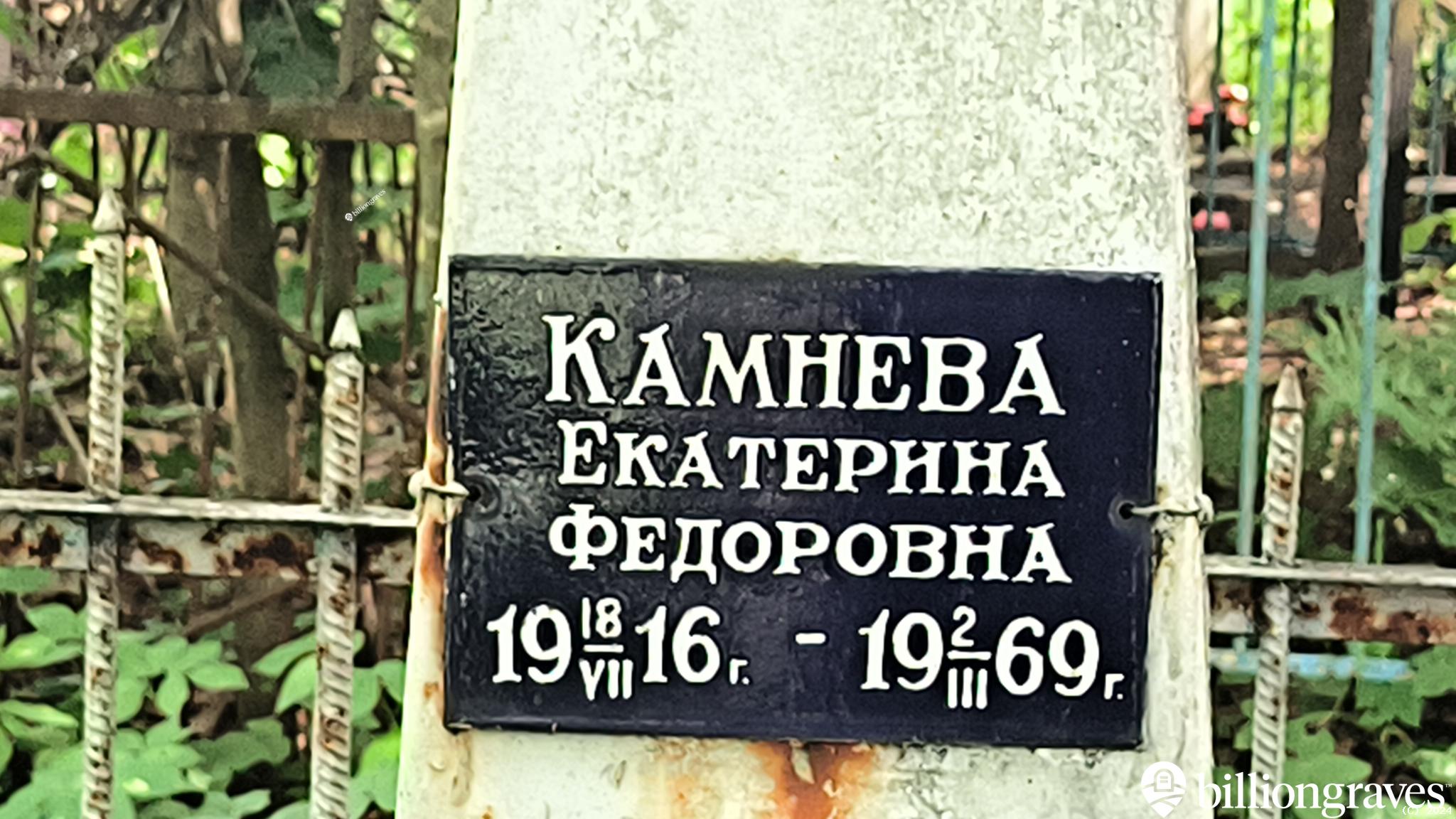 Камнева Екатерина Федоровна