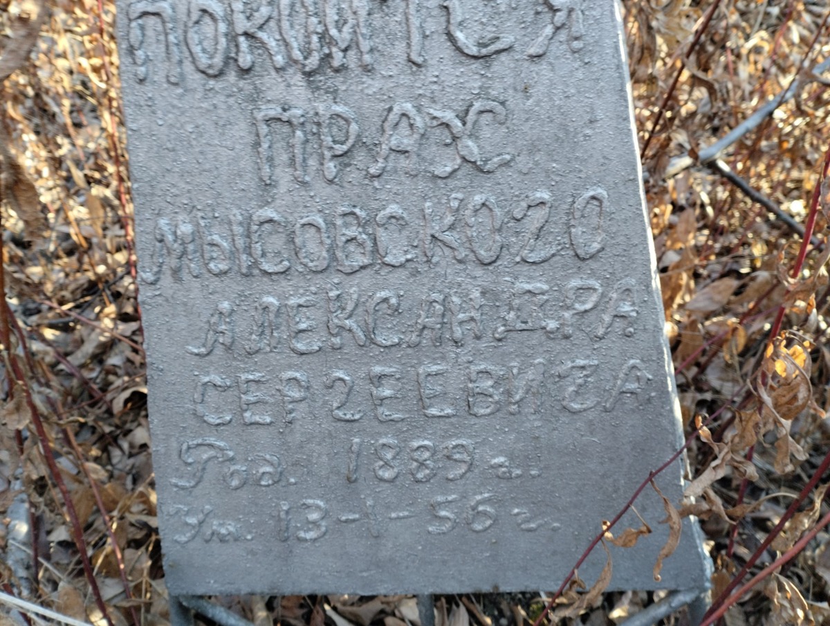 Мысовской Александр Сергеевич