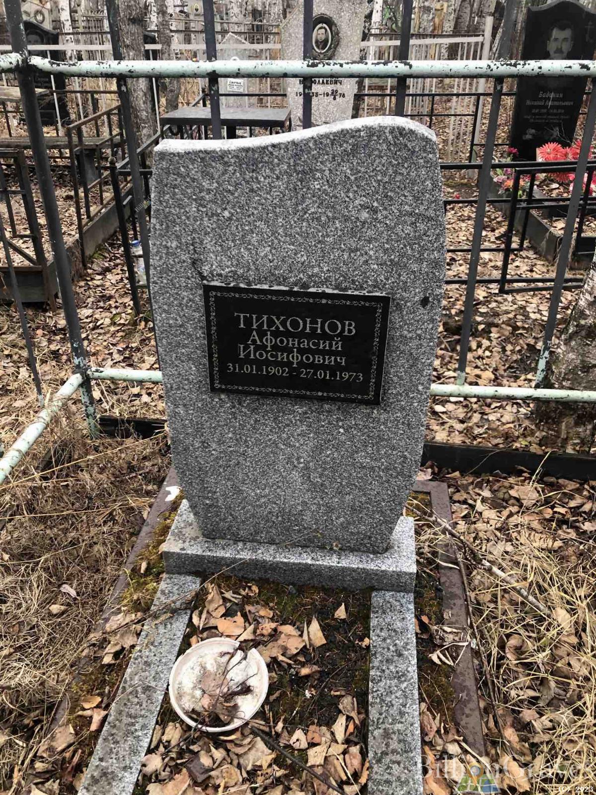 Тихонов Афонасий Иосифович