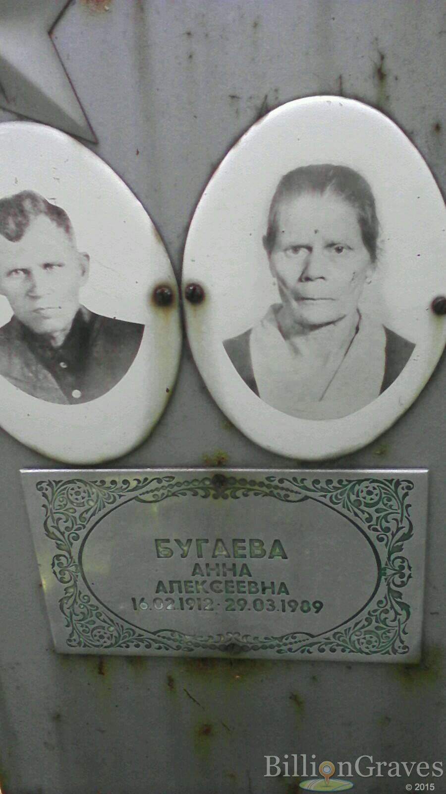 Бугаева Анна Алексеевна