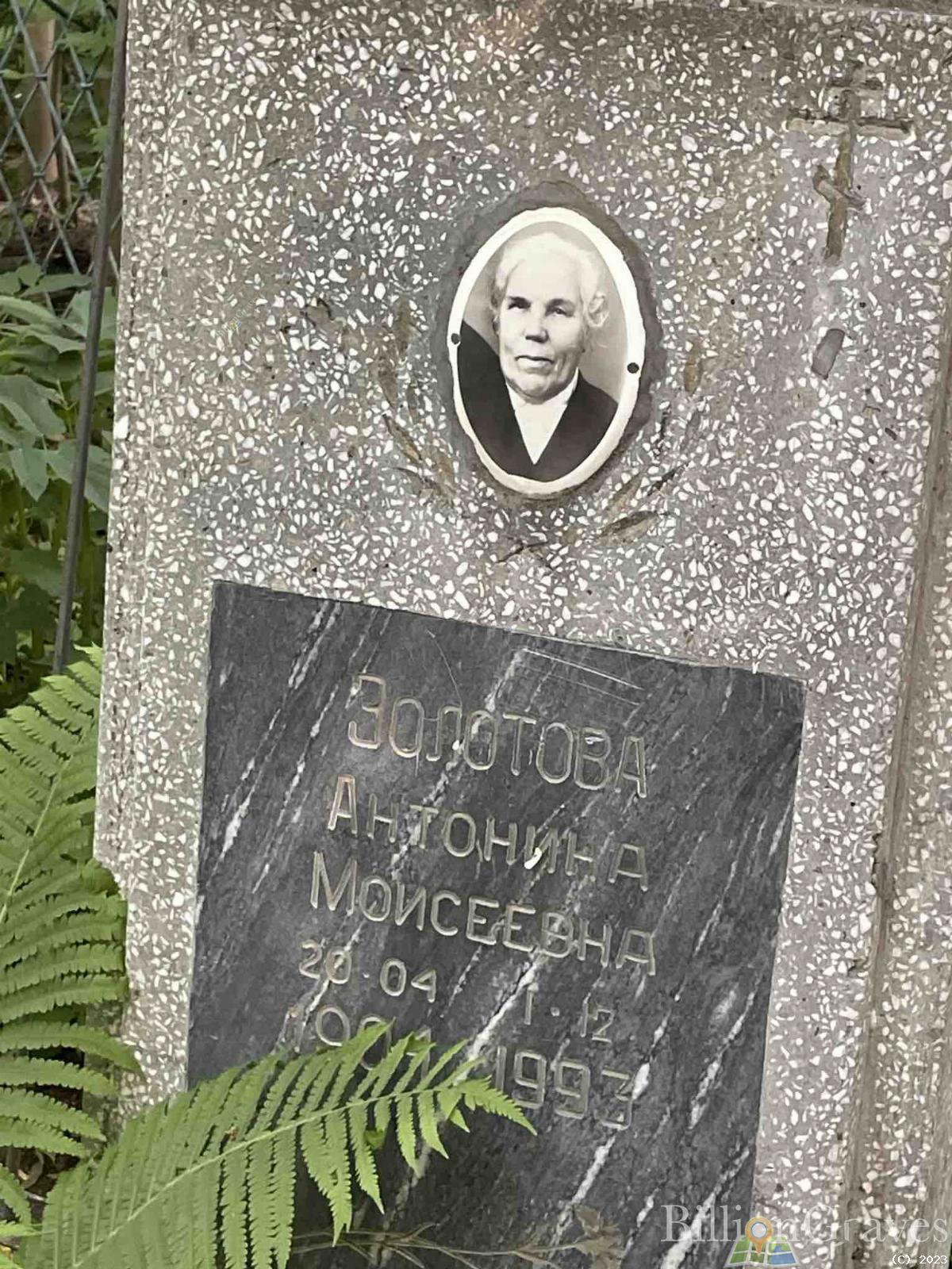 Золотова Антонина Моисеевна