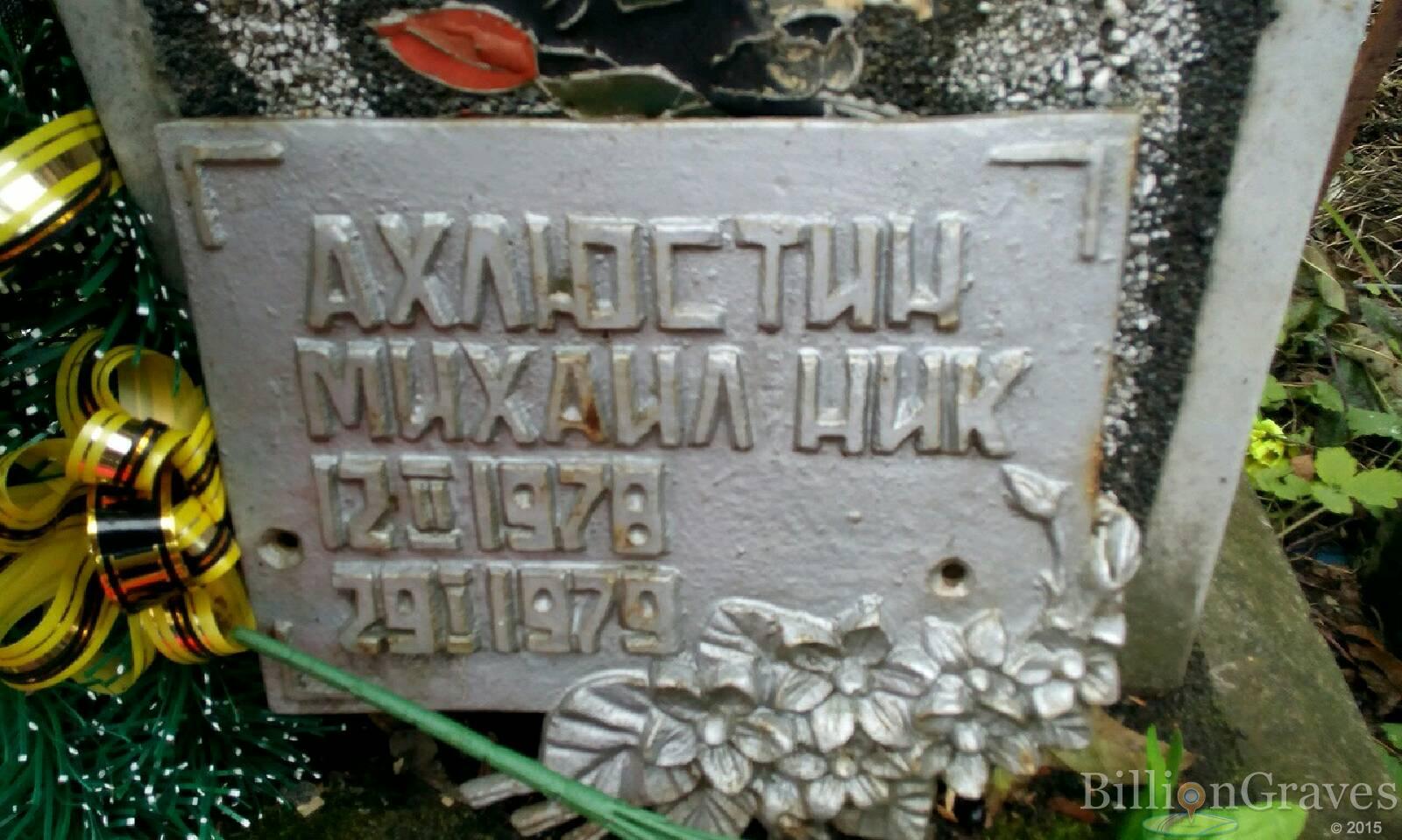Ахлюстин Михаил Николаевич