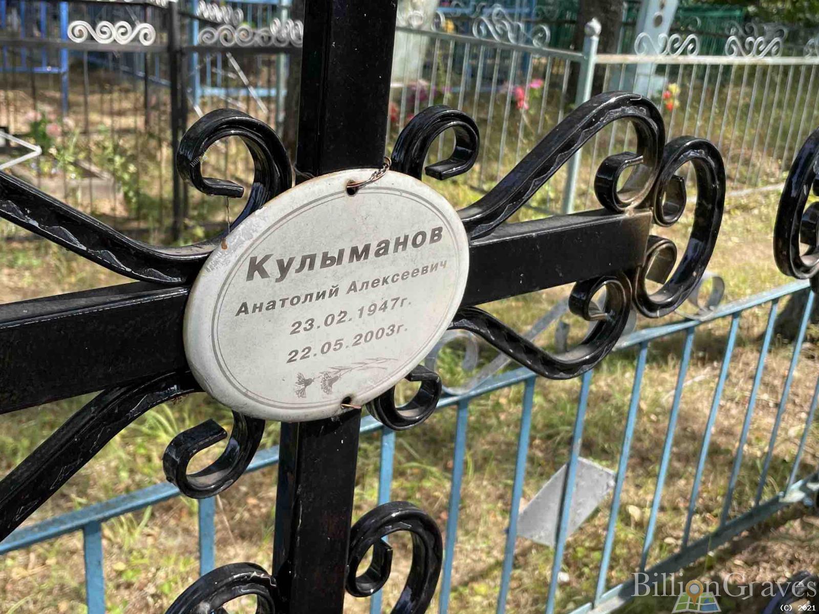 Кулыманов Анатолий Алексеевич