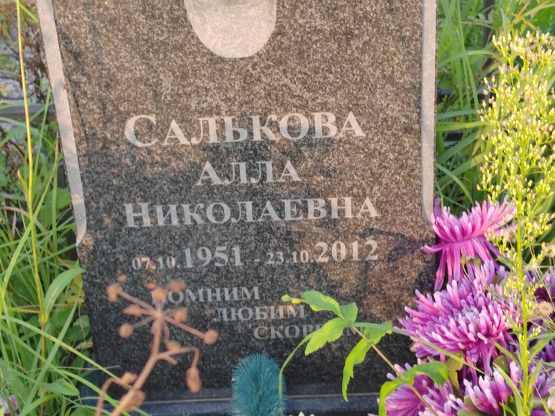 Алла Салькова Николаевна