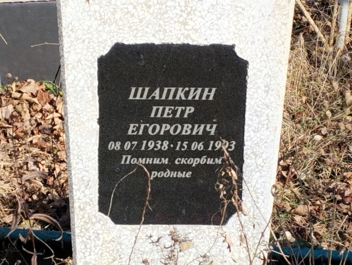 Шапкин Петр Егорович