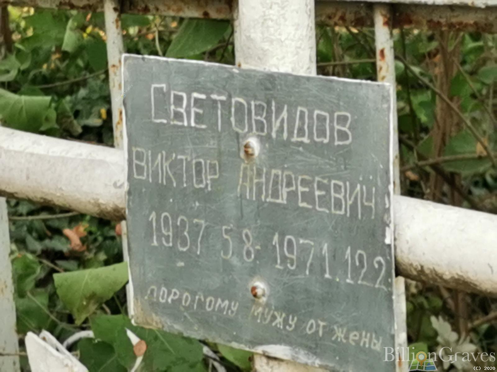 Световидов Виктор Андреевич