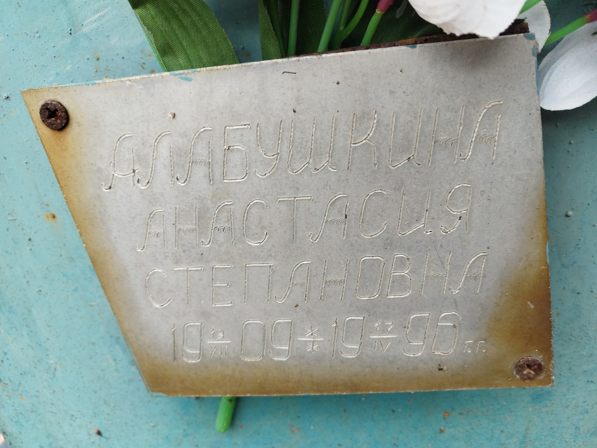 Алабушкина Анастасия Степановна